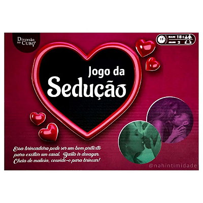 Jogo da Sedução - Jogo de Tabuleiro Para Casais