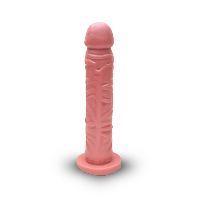 Pênis Realístico de Borracha - 21x4cm - Bege
