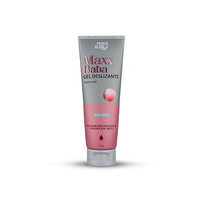 Maxx Baba - Gel Deslizante Sabor Bubballoo Tutti-Frutti - 50g