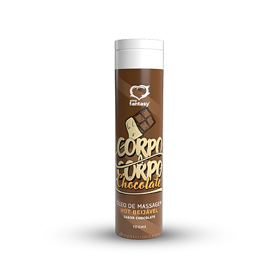 Corpo a Corpo - Óleo de Massagem Corporal Hot Beijável Chocolate - 100ml