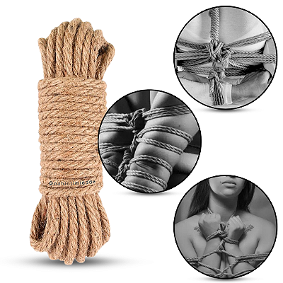 Corda Bondage para Shibari Fibra Natural - 10 metros