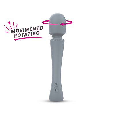 Dancer - Vibrador Varinha Mágica Potente Com Rotação - Recarregável