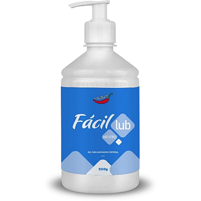 Lubrificante Íntimo Fácil Lub Neutro - 500g