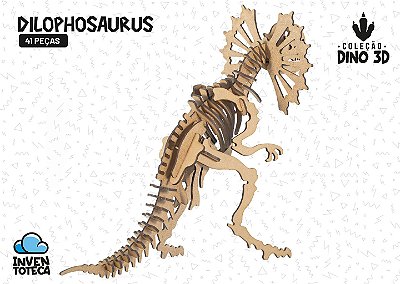 Tiranossauro Rex - Coleção Dino 3D - Inventoteca - Sua diversão