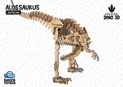 Dilophosaurus - Coleção Dino 3D - Inventoteca - Sua diversão