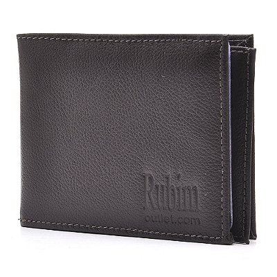 Carteira Masculina Em Couro 009 Marrom