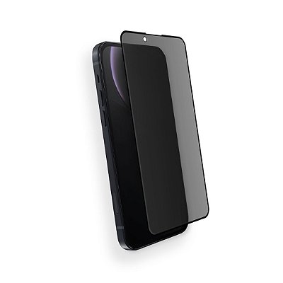Película Vidro Privacidade 3D Compatível com iPhone 13 Mini