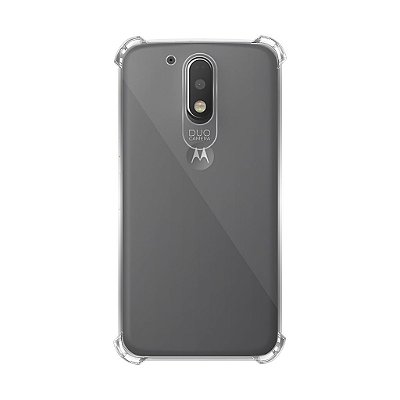 Capinha Moto G4 Plus Silicone Transparente TPU Premium