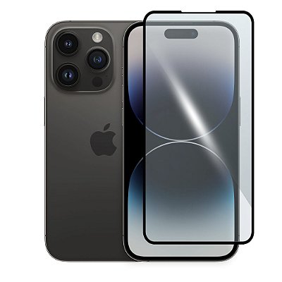 Película 3D Vidro Temperado Compatível com iPhone 14 PRO MAX