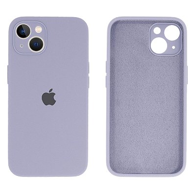 Capinha iPhone 14 Plus Silicone Aveludado com Proteção de Câmera