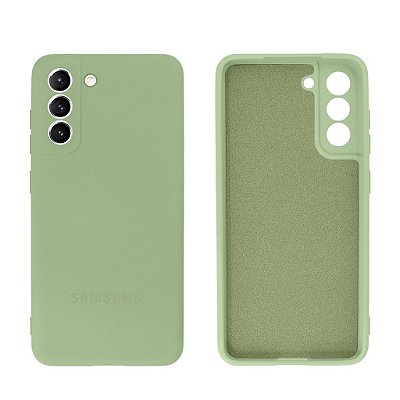 Capinha Galaxy S22 Silicone Aveludado Proteção de Câmera