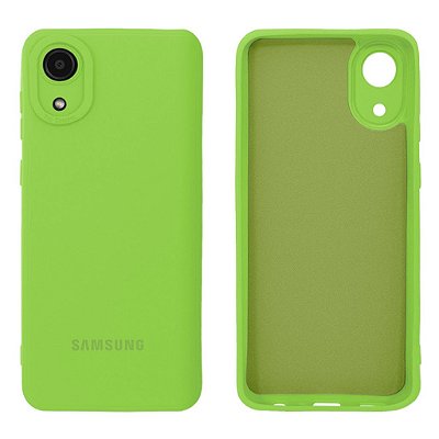 Capinha Galaxy A03 CORE Silicone Aveludado Proteção de Câmera PRO