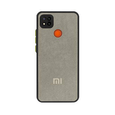 Capinha Xiaomi Redmi 9C Couro com Proteção de Câmera