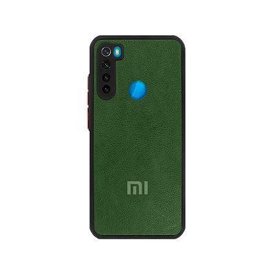 Capinha Xiaomi  Redmi Note 8 Couro Proteção de Câmera