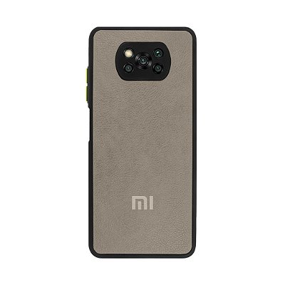 Capinha Xiaomi Poco X3 NFC Couro com Proteção de Câmera