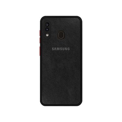 Capinha Galaxy A20/A30 Couro com Proteção de Câmera