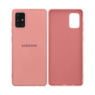 Capinha Galaxy A71 em Silicone Aveludado Diversas Cores