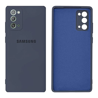Capinha Galaxy Note 20 Silicone Aveludado Proteção de Câmera