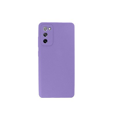 Capinha Galaxy S20 FE Silicone Flexível Aveludado Proteção de Câmera Lisa