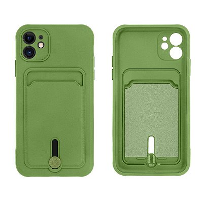 Capa Case Card Suporte para Cartão Compatível com iPhone 11