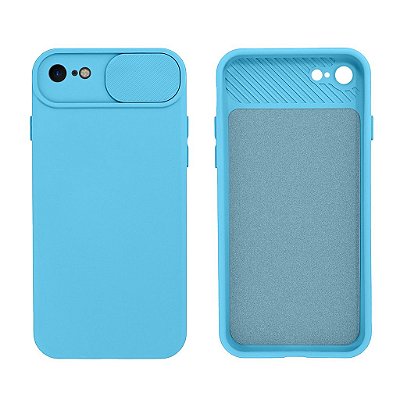 Capinha iPhone 7, 8, SE 2ª e 3ª Geração com Proteção de Câmera Slide Colors