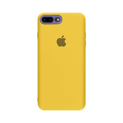 Capinha iPhone 7 Plus 8 Plus Silicone com Proteção de Câmera Colors