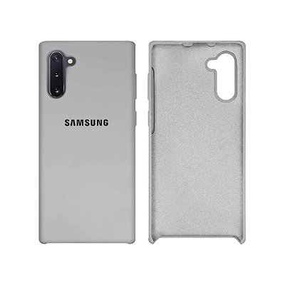 Capinha Galaxy Note 10 em Silicone Aveludado Diversas Cores