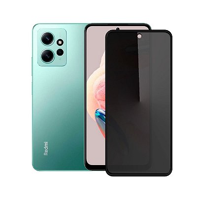 Película 3D Privacidade Redmi Note 12 4G Vidro Temperado 9h