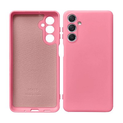 Capinha Galaxy M54 Silicone Aveludado Proteção de Câmera Lisa