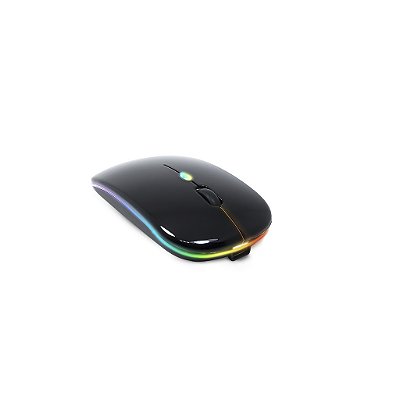 Mouse RGB Sem Fio com Bateria Recarregável Conexões Bluetooth e Wireless