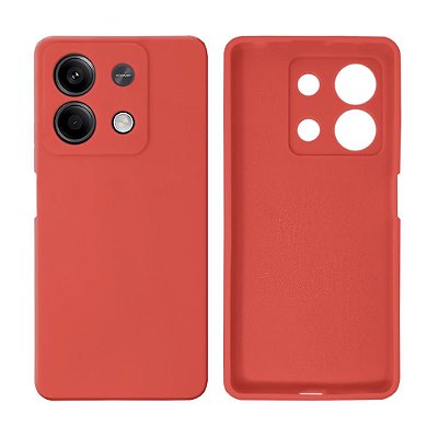 Capa Silicone Flex Redmi Note 13 5G Proteção de Câmera Lisa