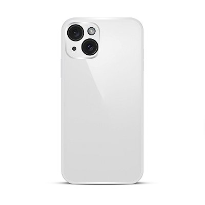 Capa Vidro Temperado Silicone Compatível com iPhone 15 Plus