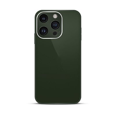 Capa Vidro Temperado Silicone Compatível com iPhone 15 Pro