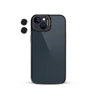Capinha iPhone 13 Acrílico com Suporte e Protetor De Lente