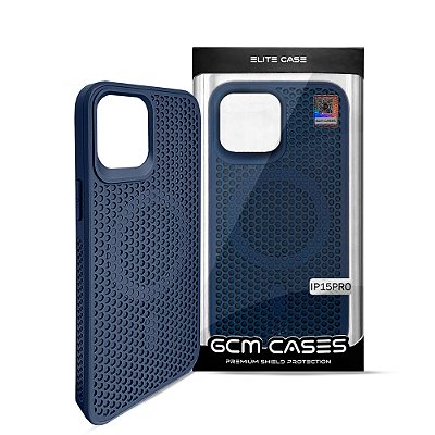 Capinha iPhone 15 Pro Silicone com Furos Dissipador de Calor