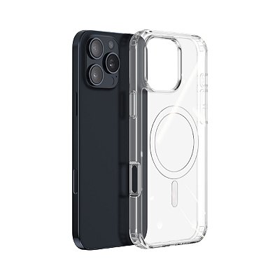 Capinha iPhone 16 Pro Magsafe Transparente Magnética