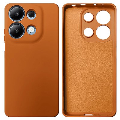 Capinha Redmi Note 13 PRO 4G Silicone Aveludada Proteção de Câmera Lisa Diversas Cores