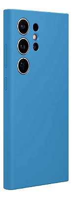 Capa Para Galaxy S24 Ultra Proteção Câmera Silicone Aveludad