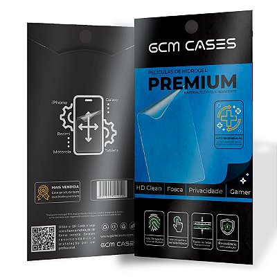 Pelicula Hidrogel para iPhone Todos os Modelos com Dimensões até 13" Polegadas