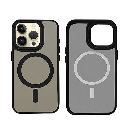 Capinha para iPhone 14 Pro Fosca Magnética Proteção Câmera