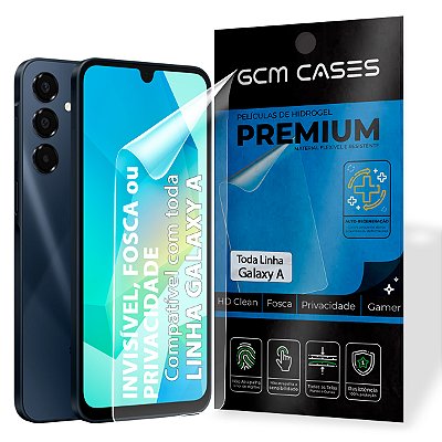 Película Hidrogel para Galaxy Linha A Todos os Modelos com Dimensões até 13" Polegadas