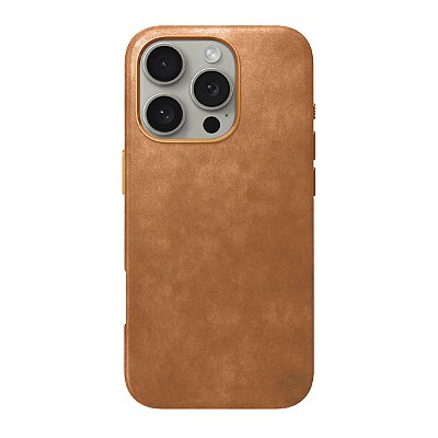 Capinha de Textura Camurça Magsafe para iPhone 16 Pro Max