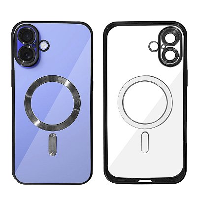 Capinha Magnetica para iPhone 16 Plus Metalica Protetora Cam