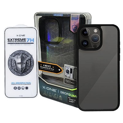 Kit X-One Case 2.0 + Pelicula 7H para iPhone 14 Pro Max