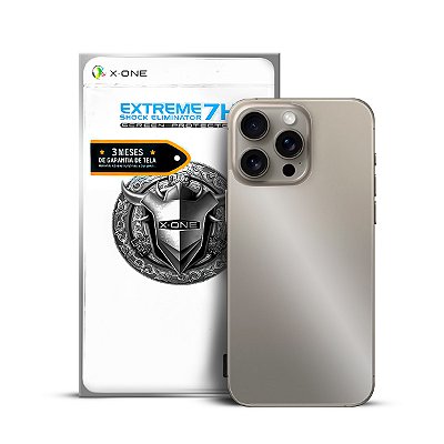 Película Traseira X-One Extreme Shock 7H iPhone 15 Pro Max