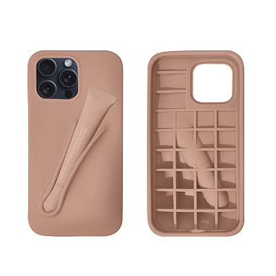 Capinha Lip Case para iPhone 15 Pro Porta Gloss ou Batom
