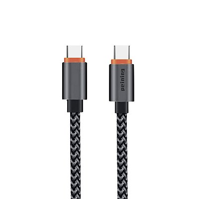 Cabo de Dados USB-C Carga Turbo Nylon 24CM Reforced