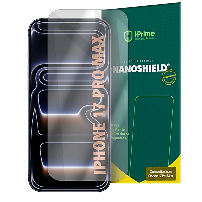 Película Premium HPrime Nanoshield para iPhone 17 Pro Max