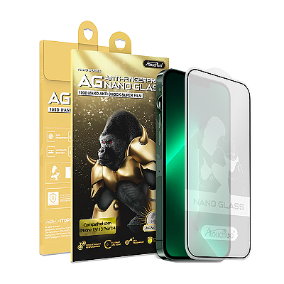 Pelicula para iPhone 13/ 13 Pro/ 14/ 16e Atouchbo Nano Fosca