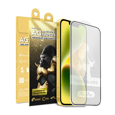 Pelicula para iPhone 14 Pro Max Atouchbo Nano Fosca